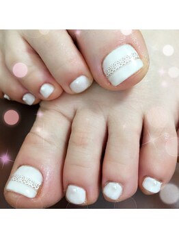 ビーネイル(Be NaiL)/フットのレースネイル