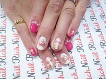 ネイル リッチ(Nail Rich)/チェック柄ネイル☆