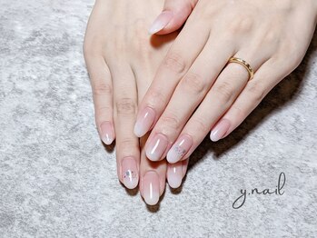 ワイネイル(Y.nail)/ホワイトグラデーション