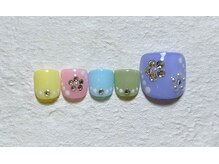 ネイルビート(NAIL BEAT)/カラフルフラワー