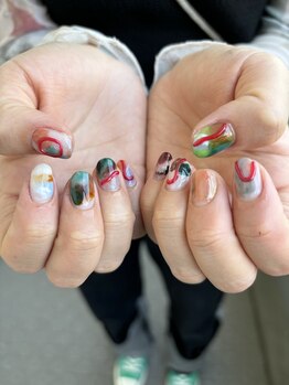 シャルール(chaleue)/個性派ニュアンスネイル