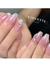 ビオレッタネイル(Violette Nail)/マグネットフレンチ