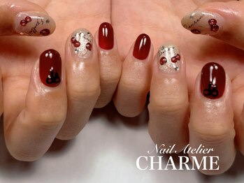 シャーム(CHARME)/さくらんぼネイル