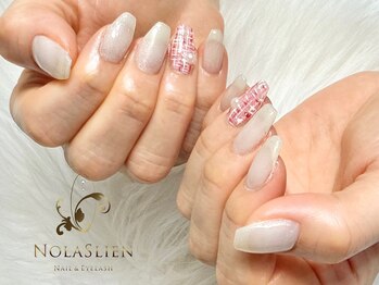 ツイードネイル 銀座ネイル