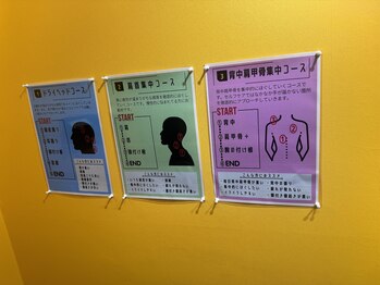 ファスト整体スタンドチャージ 栄森の地下街店/各種コース