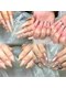 エムネイル(M)の写真/肌馴染みの良いカラーで上品な指先を演出!派手なネイルができない方にも◆ワンカラー/グラデ¥5500(オフ込)