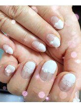 ビーネイル(Be NaiL)/レースフレンチネイル