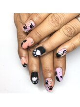 ネイルケアサロンエルミタージュ/秋に可愛いネコＮａｉｌ★