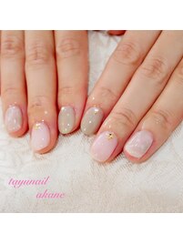 グリーンカラーネイル☆