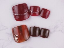 モアニ ヒロオ 渋谷店(MOANI Hiroo)/秋のフットネイルデザイン♪