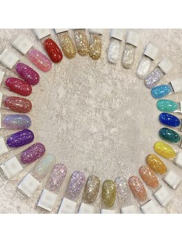 ラメの種類がたくさん♪