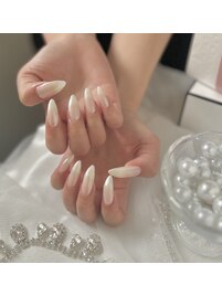 ちゅるんミラーネイル￥6000