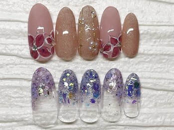 キャンアイドレッシー 博多店(Can I Dressy)の写真/定額デザインも豊富¥4500/5300/5800☆低価格&スピーディー♪写真はクーポン利用で¥5000！！全員ご利用OK！