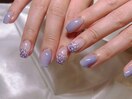紫陽花ネイル