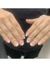 【Hand】フレンチ［ベースカラー無］￥7,500［初回オフ無料］