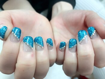 ネイルアンドエピサロン ラピス(Nail & Epi Salon Lapis)/シンプルコースにアート追加