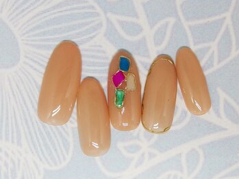 ネイルライフ(NailLife)/囲みシェルネイル