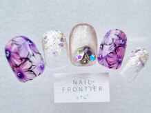 ネイルフロンティア 吉祥寺(NAIL FRONTIER)/パンジービジューグラデ8980円～