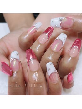 カラーリリー 恵比寿(Calla lily)/ミラーフレンチ