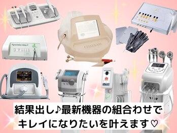 ココロ(COCORO)/お肌悩みに合わせた機器を使用!