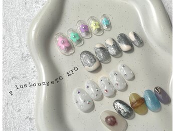 プルースラウンジ トウキョウ(Plus Lounge TOKYO)/5月の定額ネイル¥9900