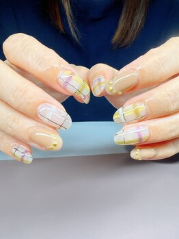 チェックネイル