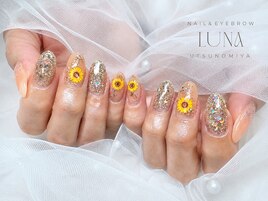 ひまわりネイル☆