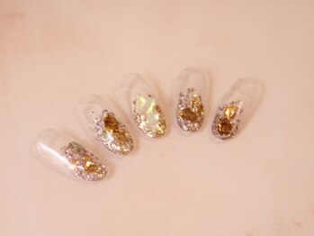 キアラネイルサロン/クリアシェルネイル