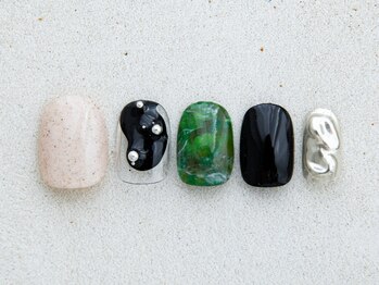 ルフトエーデ(LUFT Ode)/【Art 6】石×ミラーネイル