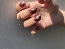 ファンクションネイルズ 表参道 原宿(FUNCTION NAILS)/ボルドーネイル/ミラー