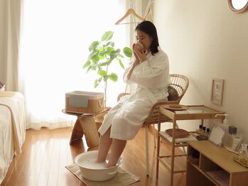 ユーロア(Euroa)/足浴中にゆっくり