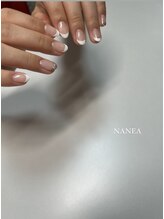 ナネア(NANEA)/ラメ×白フレンチ
