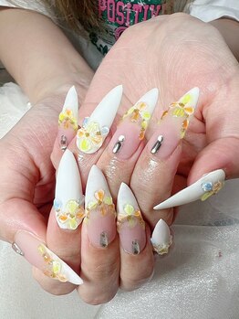 エーネイル(A nail)の写真/[大宮]高技術×アート×細部へのこだわりに高評価★チップジェルスカルプも取扱い★丁寧な施術で長持ち◎