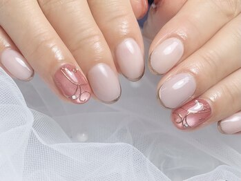 ミラーアート☆細フレンチ