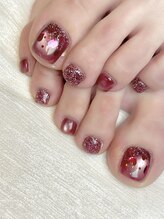 ハートフットネイル♪