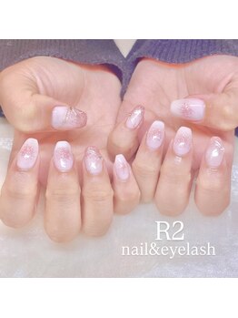 アイラッシュサロンアールツー(eyelash salon R2)/チーク　レースネイル　韓国