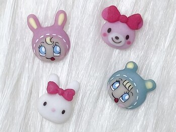 ★キャラクターパーツネイル★