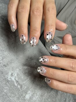 ファンネイル(Funnail.)の写真/美フォルム叶うショートネイル★短い爪も可愛く♪デザイン豊富◎指先を彩る