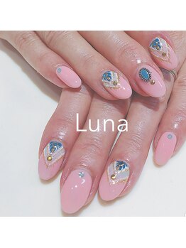 ネイルアンドまつ毛エクステ ルーナ イオン相模原店/デザインネイル