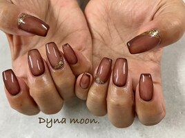 囲みグラデーションネイル