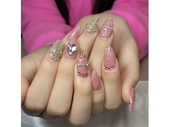デュリブリンクネイル 高田馬場(Duli blink nails)/ピンクギャルネイル