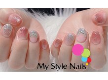 マイ スタイル ネイルズ(My Style Nails)/プレミアムラメグラデーション