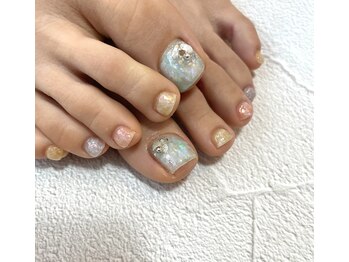 アンドエミニー エン ラボーテ(& EMINY 艶 la beaute)/持ち込みフットネイル