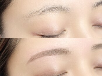アミュー 恵比寿(AMUE)の写真/【30分で垢抜け美眉】骨格診断眉毛WAXでセルフメイクが簡単に♪眉カラー・ハリウッドブロウリフトも◎