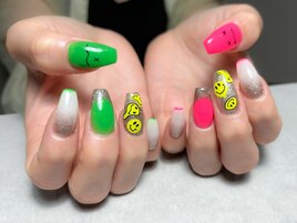【長さだしネイル】