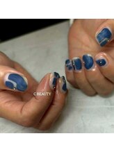 シービューティー(C BEAUTY)/インディゴブルー/秋ネイル