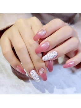 パーミル アイ アンド ネイル クマモト(permille ‰ eye&nail Kumamoto)/ツイードネイル