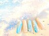 【スカルプ長さだし】毎月かわる4種定額アート+美爪を育てるウォーターケア