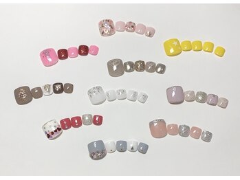 アイリッシュネイル 久屋大通店(Irish Nail)/フットシンプルフルアート