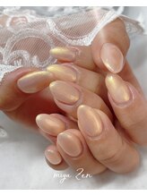 ミヤ 川崎店(MIYA)/ミラー風ジェルネイル